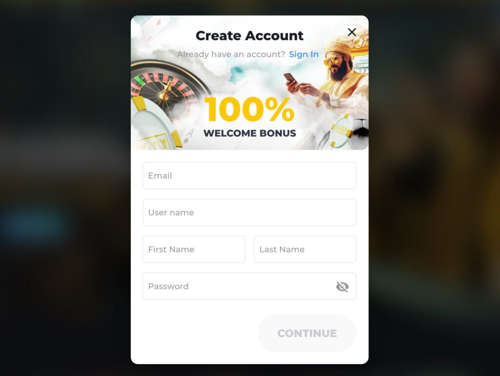 yyy casino registration process
