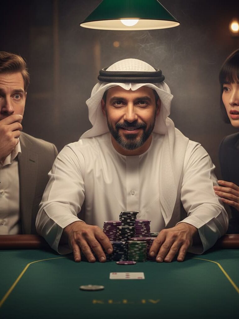 Confident Raise Applying Pressure at the Poker Table