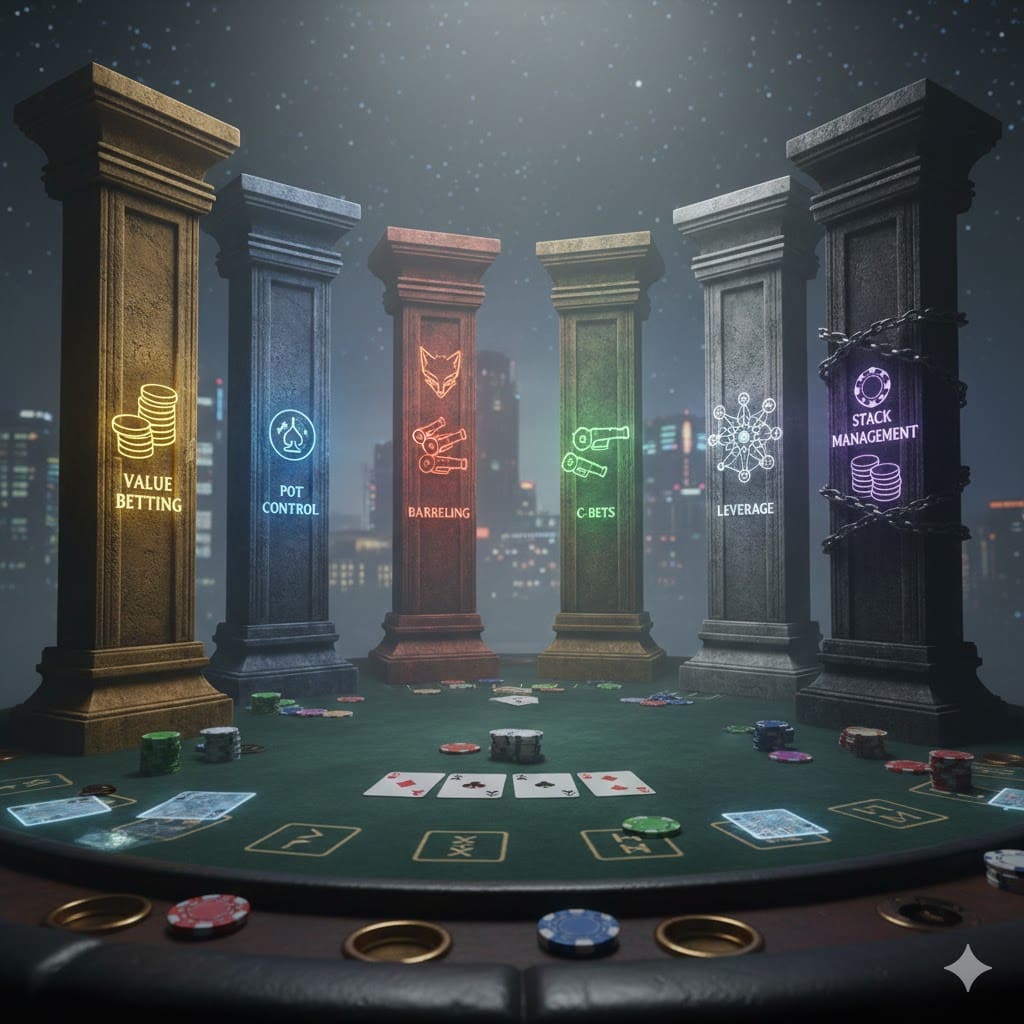 Postflop Poker Strategy pillars